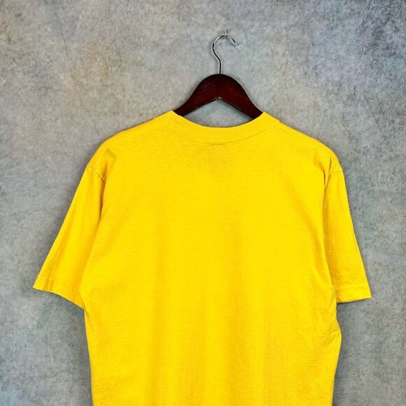 Vintage Tweety Bird Big Print T Shirt 90s Mens Sz L Yellow Looney Tunes Cartoon - Picture 7 of 8